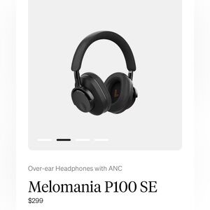 NWT Cambridge P100 SE Over-Ear Headphones - Black